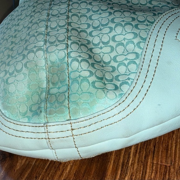 Coach Light Blue Hobo - Picture 14 of 16